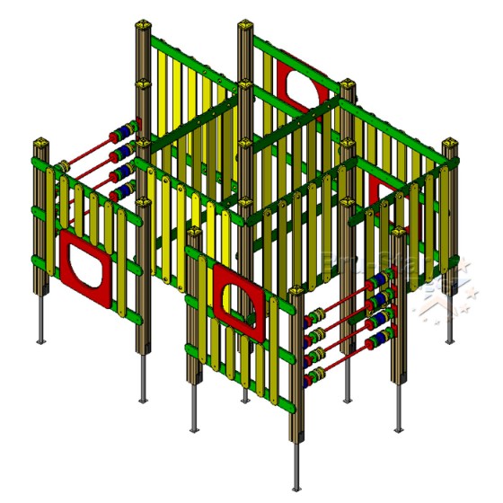 модель Лабиринт для детской площадки DIO-216-l